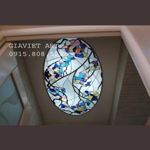 Trần kính trang trí 9